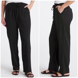NEW Market & Spruce Lyla Linen Blend High Rise Pants